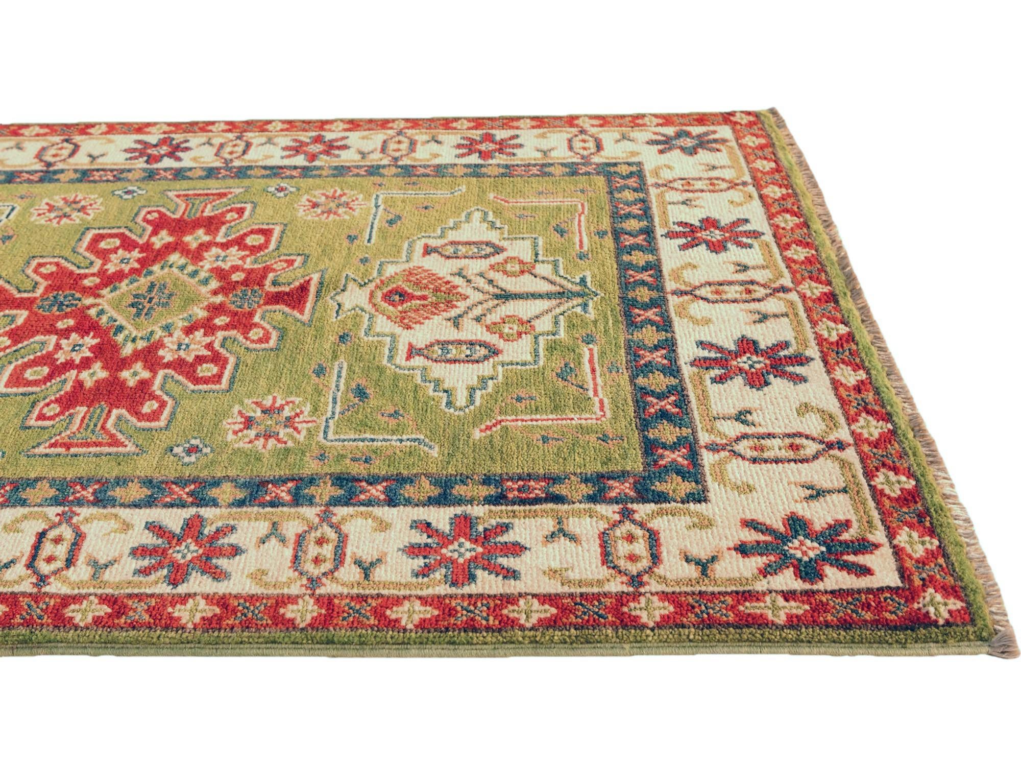 2' 8 x 4' 1 Hand Knotted Kazak Rug