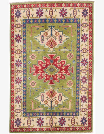 2' 8 x 4' 1 Hand Knotted Kazak Rug