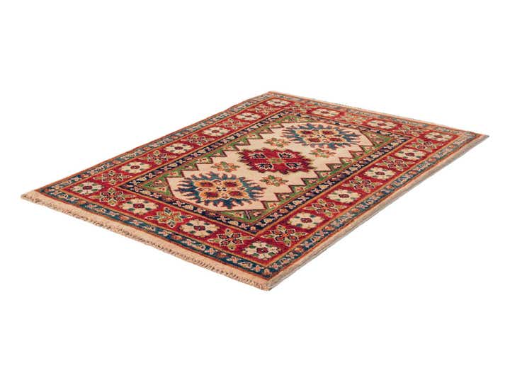3' x 4' Hand Knotted Kazak Rug