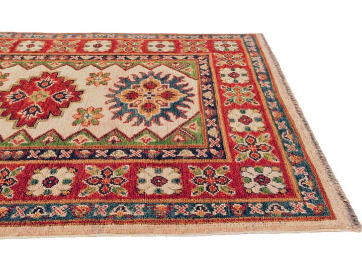 3' x 4' Hand Knotted Kazak Rug