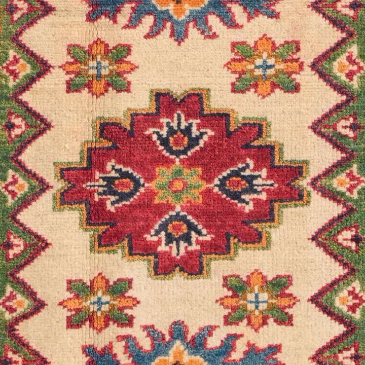 3' x 4' Hand Knotted Kazak Rug