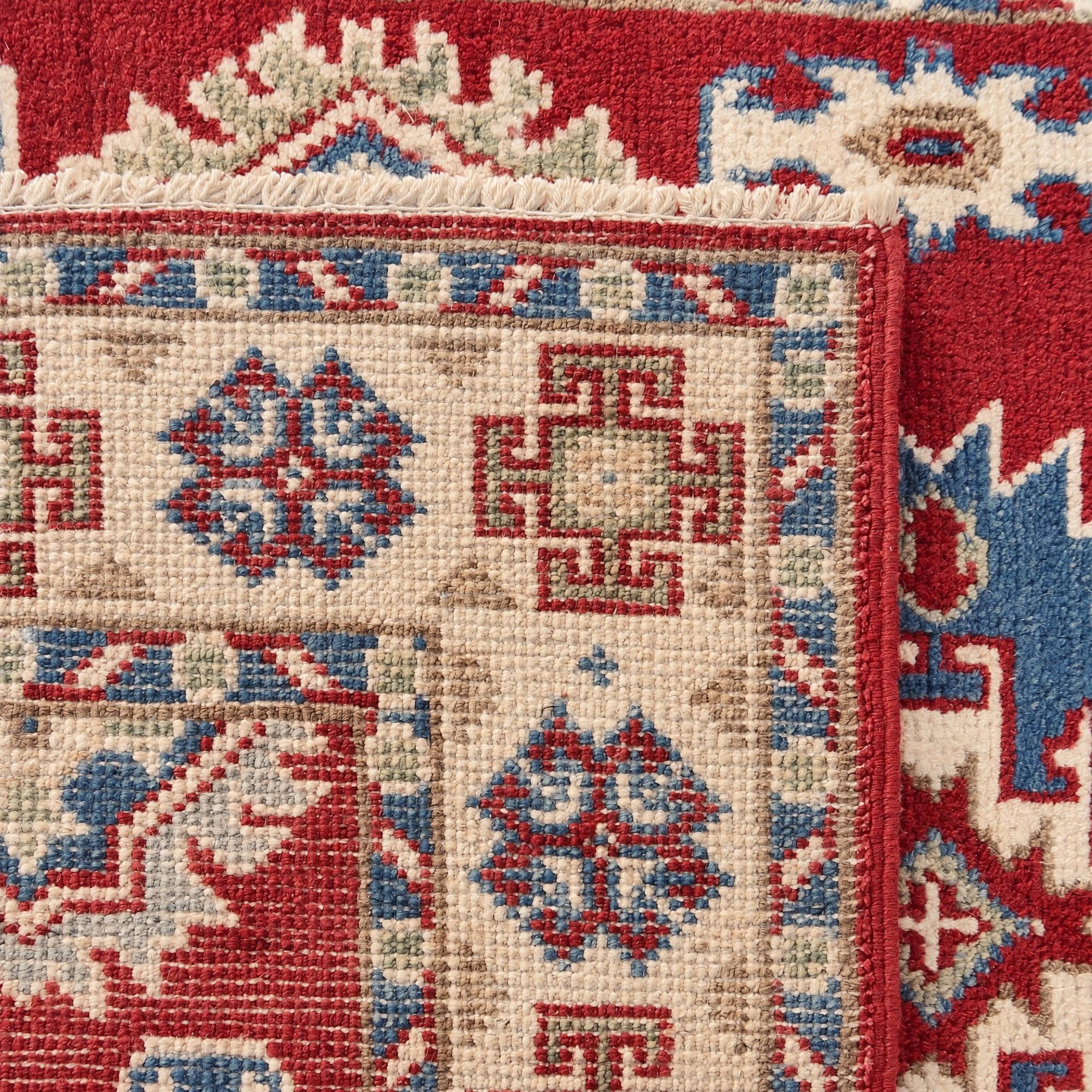 85cm x 130cm Handgeknüpft Kazak Teppich