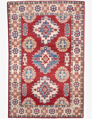 2' 9 x 4' 2 Hand Knotted Kazak Rug
