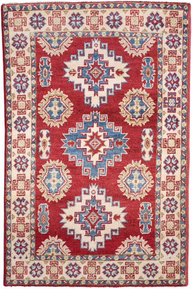 2' 9 x 4' 2 Hand Knotted Kazak Rug