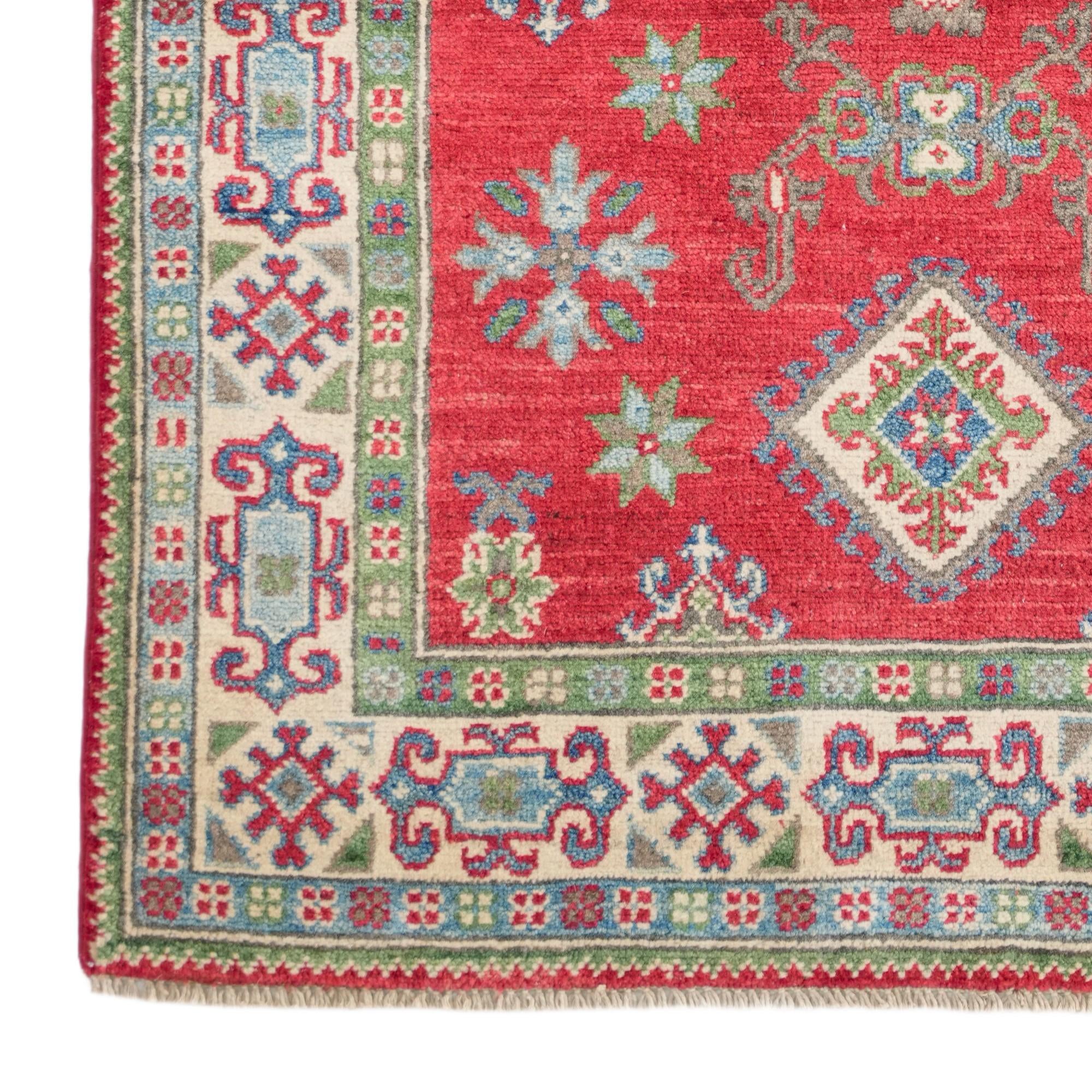 3' 3 x 5' 1 Hand Knotted Kazak Rug