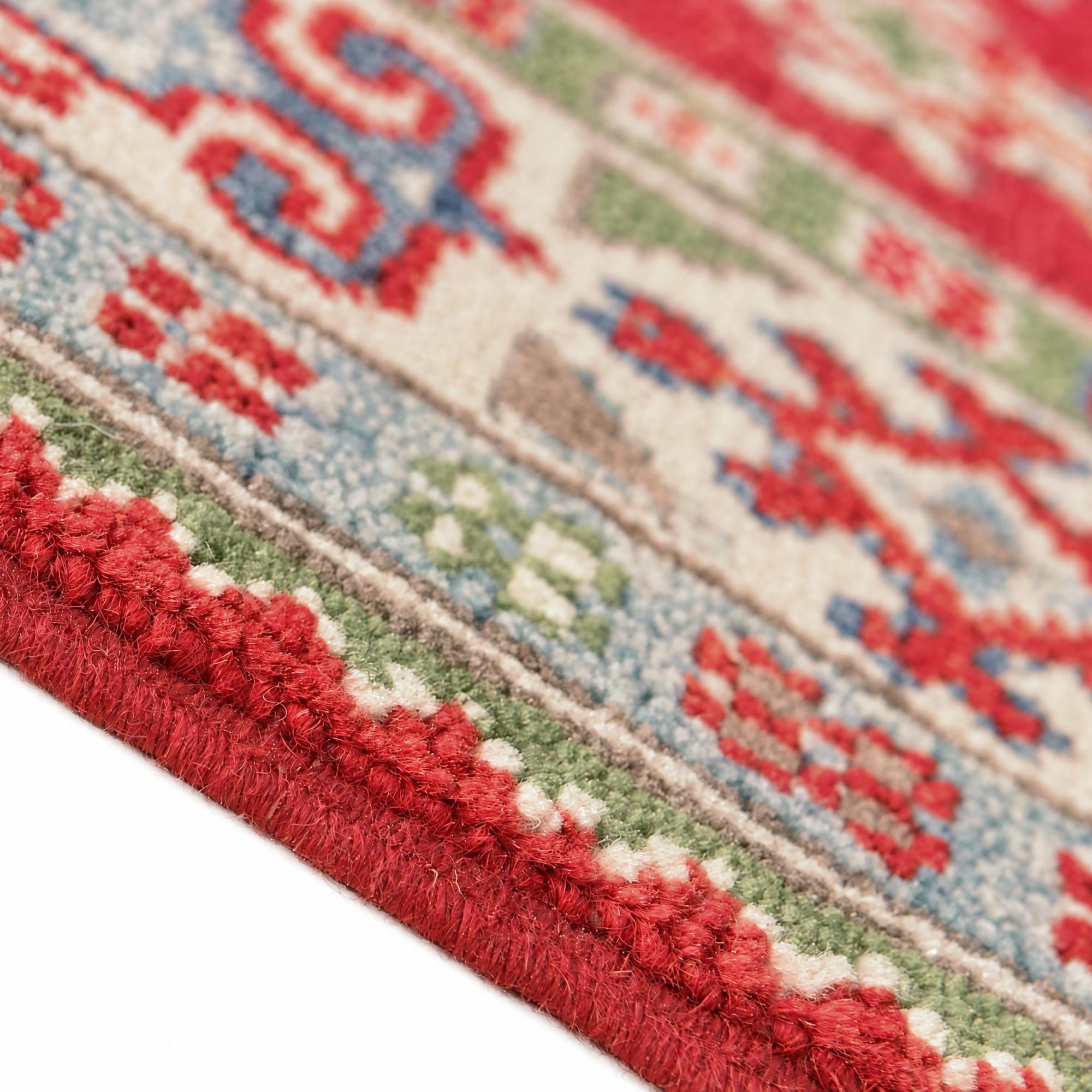 100cm x 155cm Hand Knotted Kazak Rug