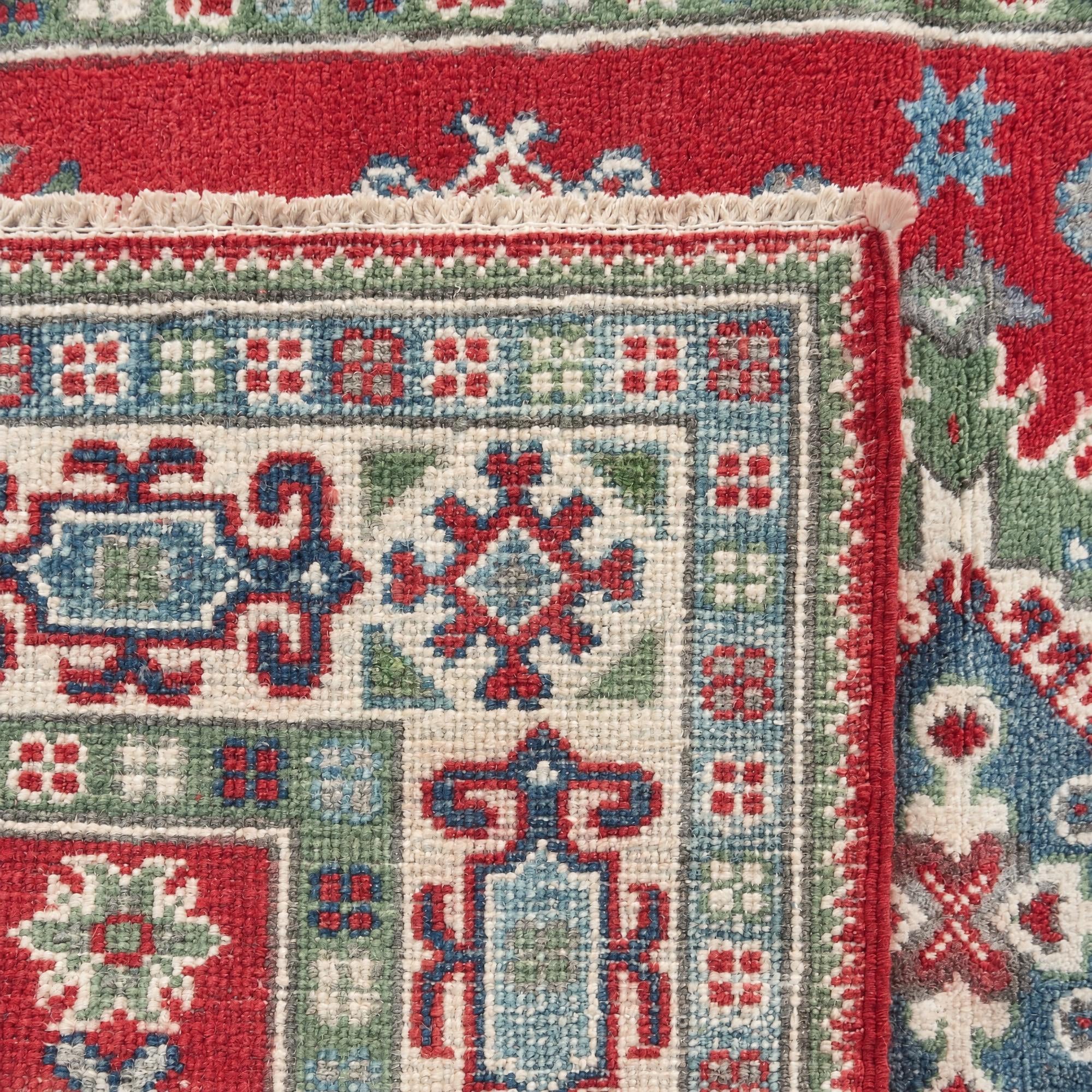 100cm x 155cm Hand Knotted Kazak Rug