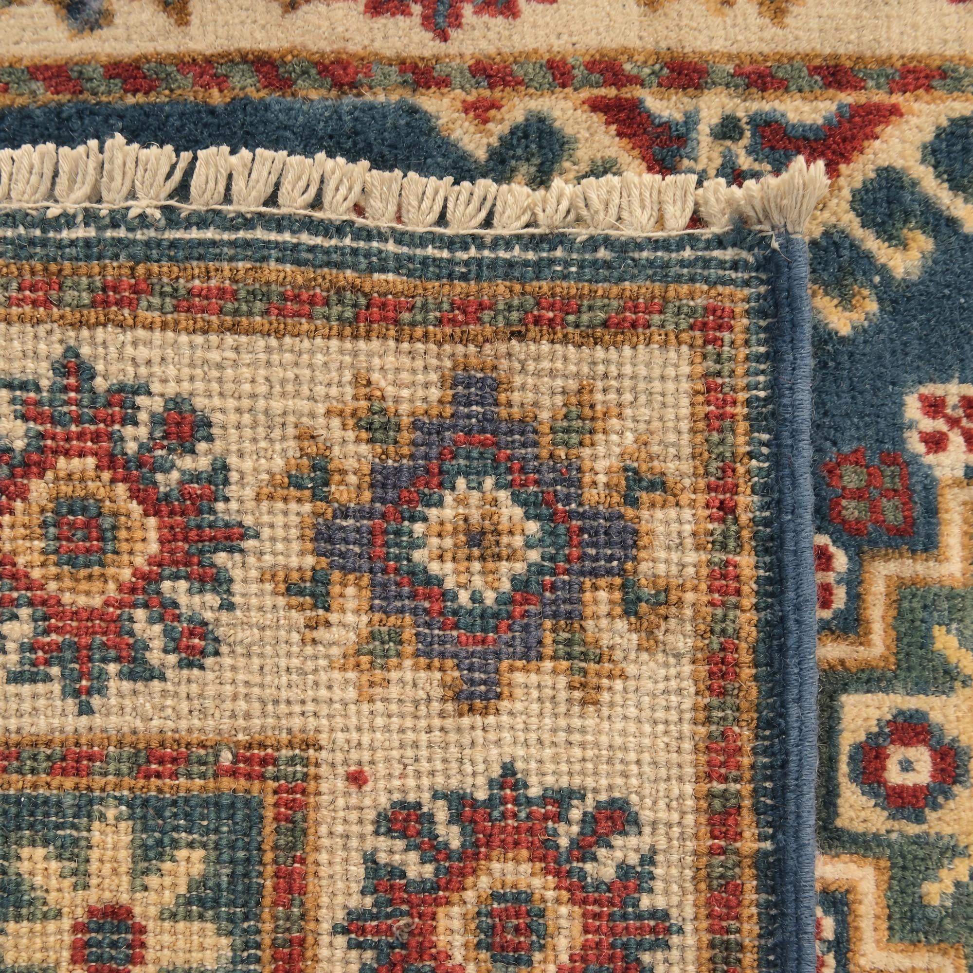 60cm x 90cm Handgeknüpft Kazak Teppich