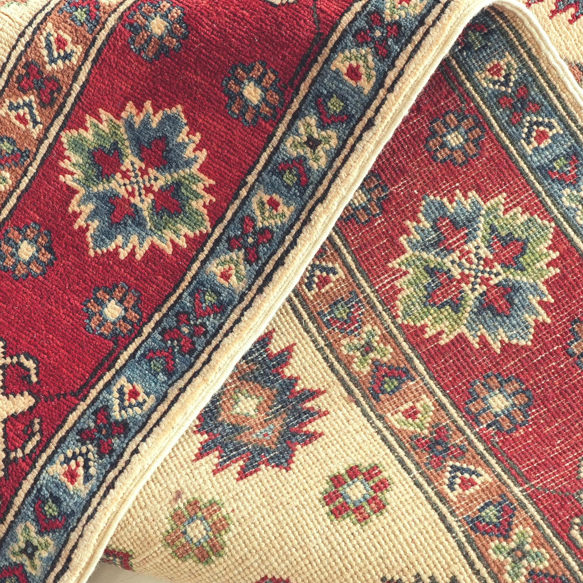 Detail image 8 of 10: 4' 10 x 6' 7 Hand Knotted Kazak Rug