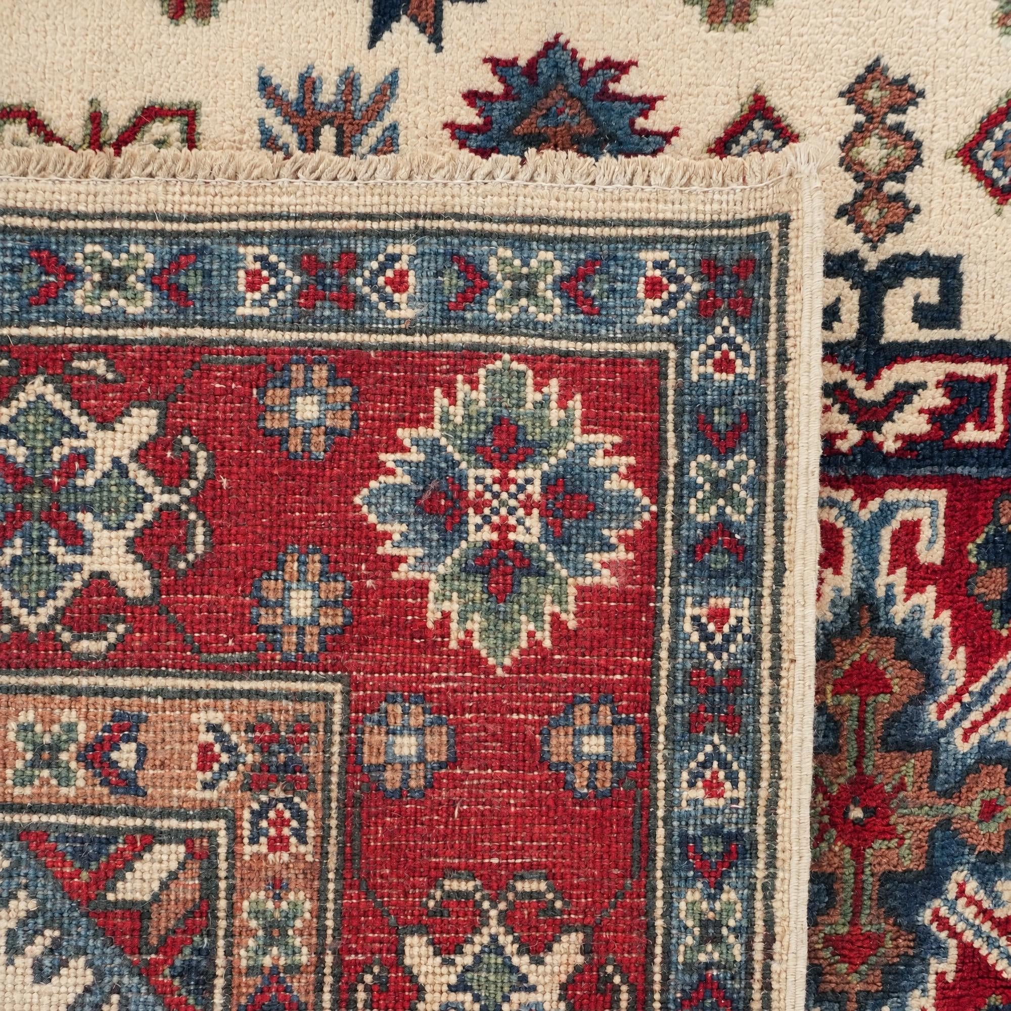 150cm x 200cm Hand Knotted Kazak Rug