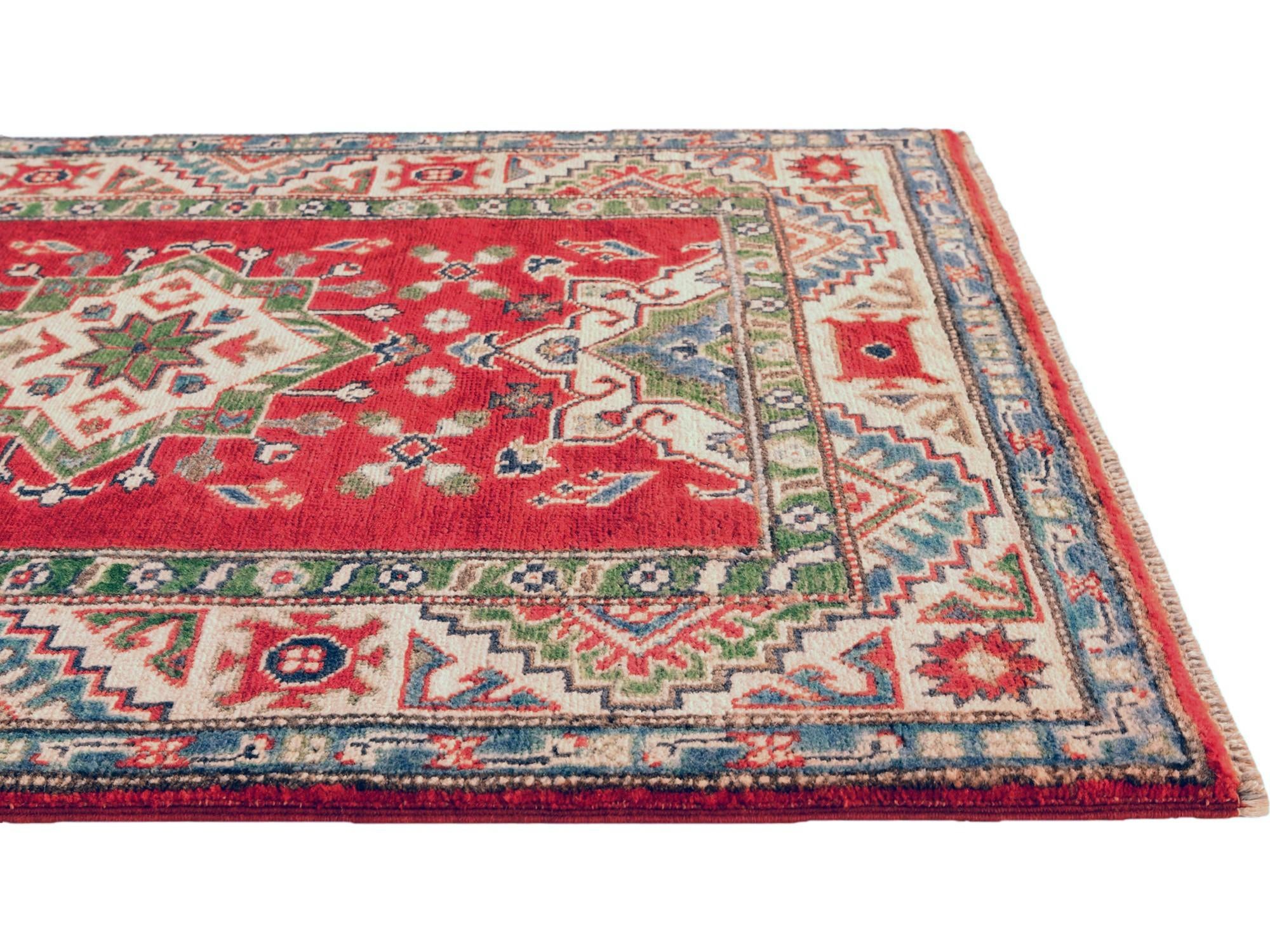 2' 9 x 4' Hand Knotted Kazak Rug