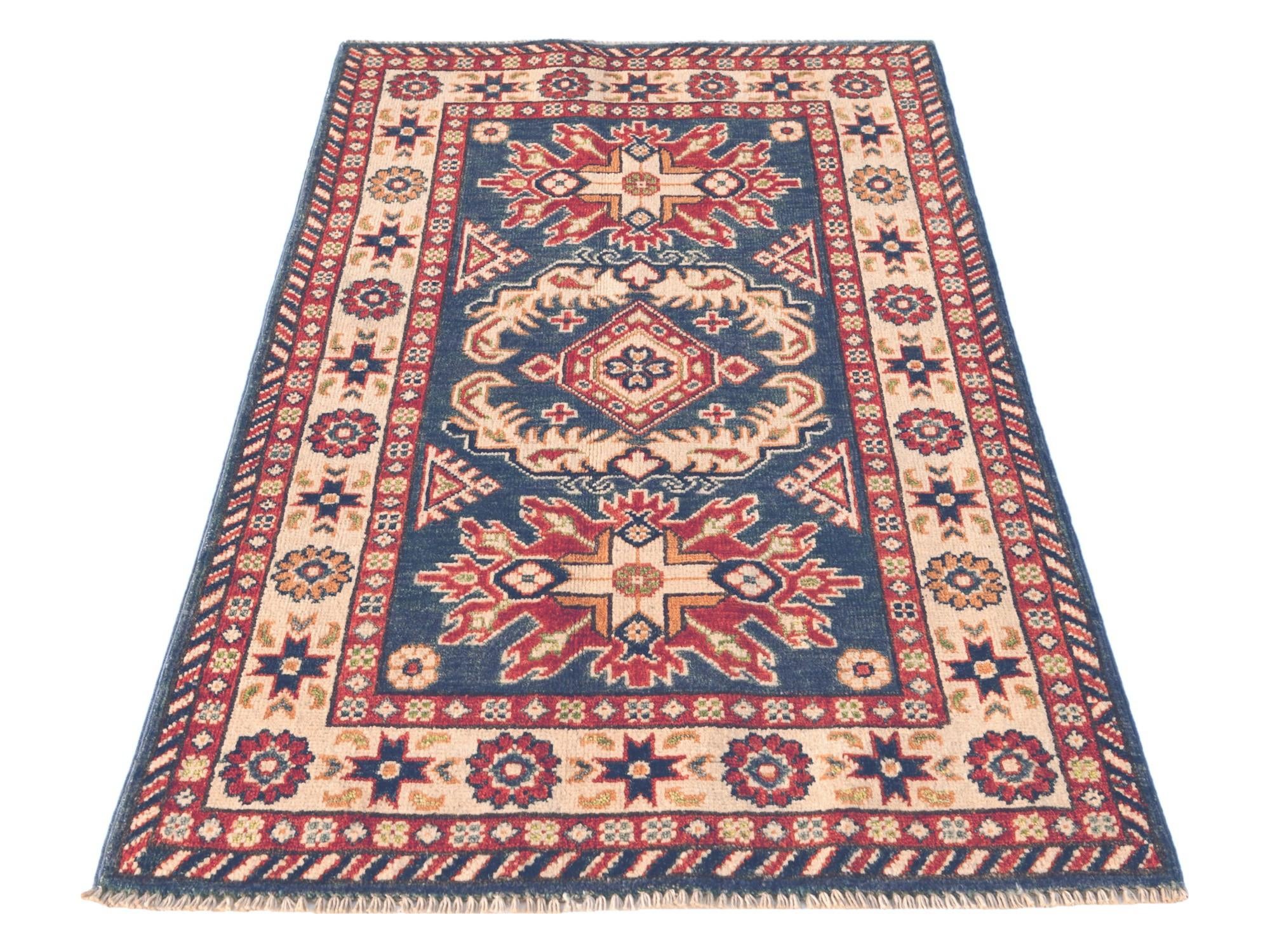 2' 7 x 4' 2 Hand Knotted Kazak Rug