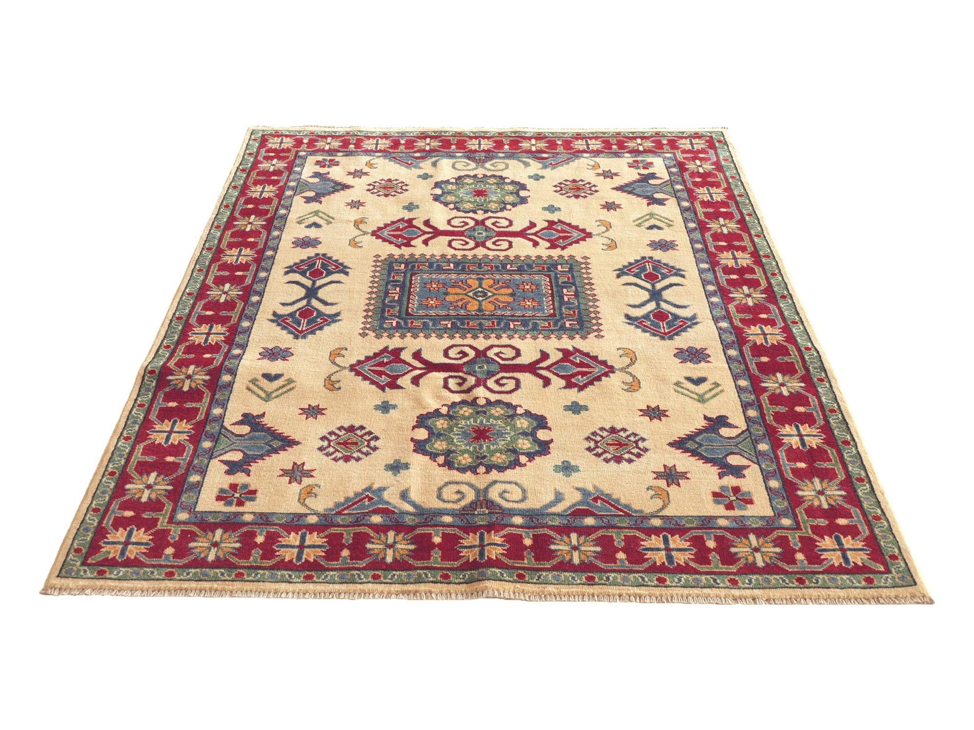 150cm x 210cm Hand Knotted Kazak Rug