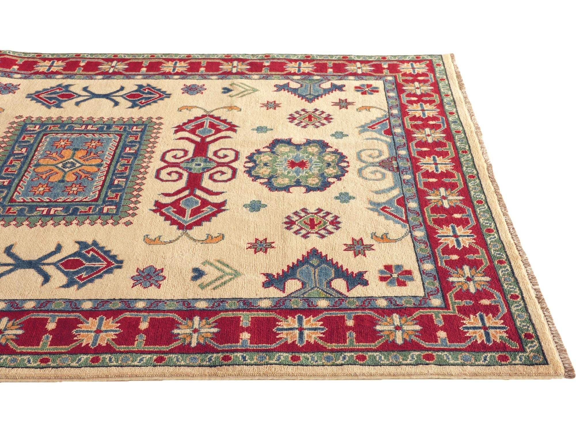 150cm x 210cm Hand Knotted Kazak Rug