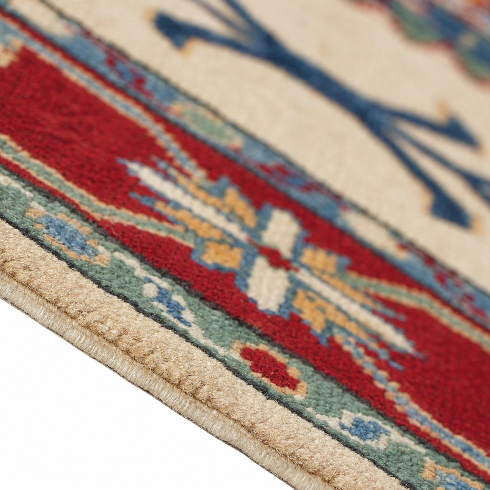 150cm x 210cm Handgeknüpft Kazak Teppich