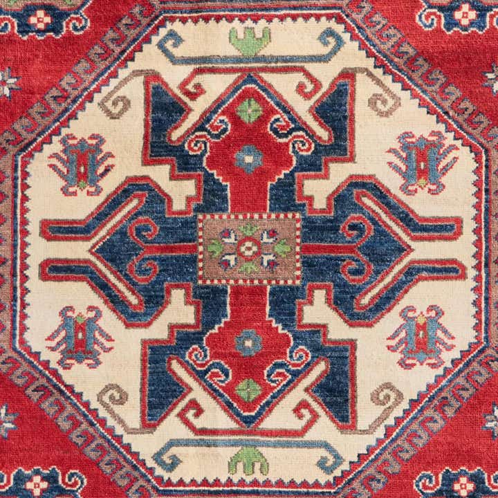 5' 2 x 7' 1 Hand Knotted Kazak Rug
