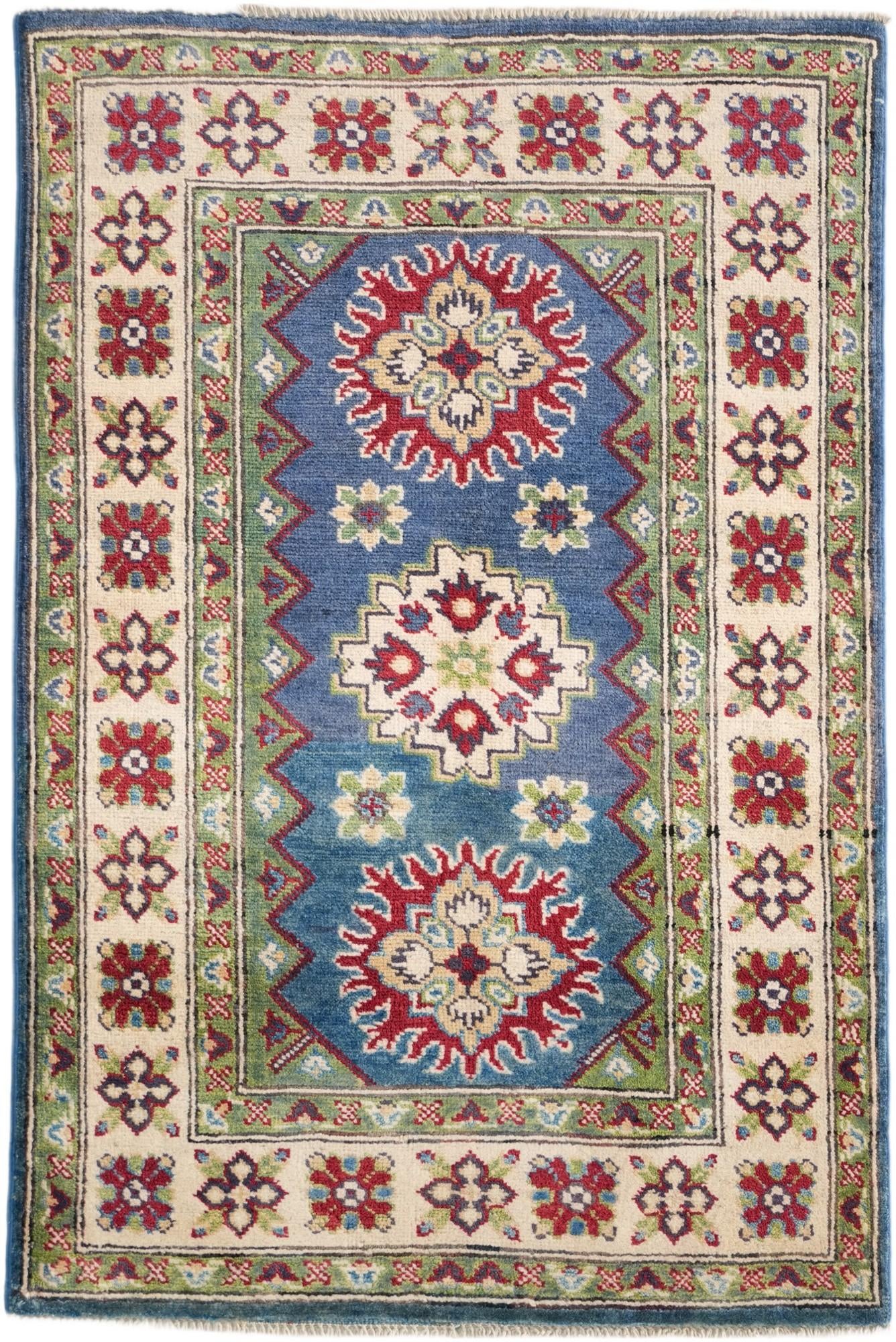2' 9 x 4' 2 Hand Knotted Kazak Rug
