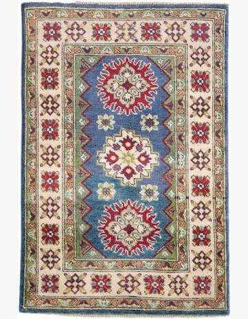 2' 9 x 4' 2 Hand Knotted Kazak Rug