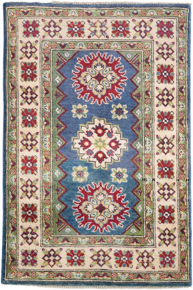 2' 9 x 4' 2 Hand Knotted Kazak Rug