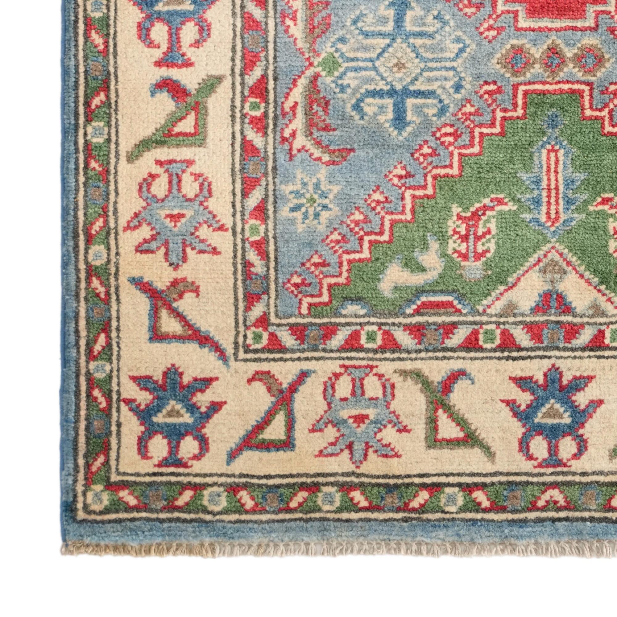2' 9 x 4' 2 Hand Knotted Kazak Rug