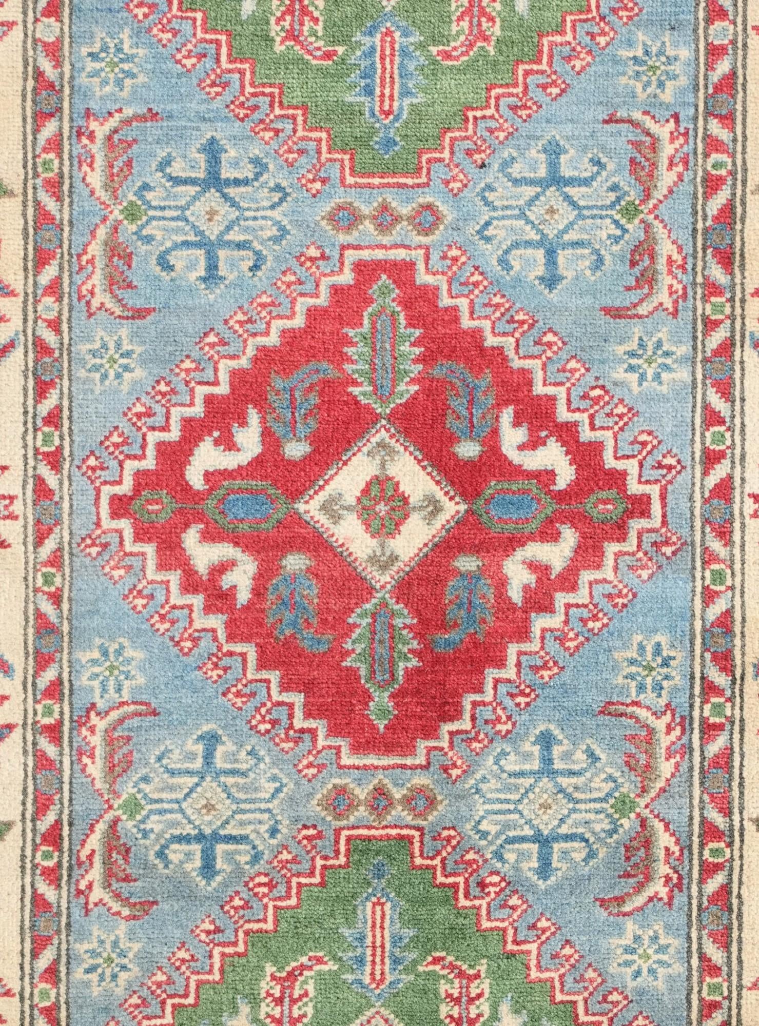 2' 9 x 4' 2 Hand Knotted Kazak Rug