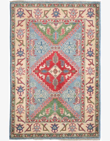 2' 9 x 4' 2 Hand Knotted Kazak Rug