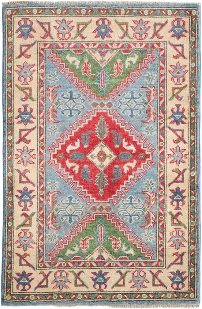 2' 9 x 4' 2 Hand Knotted Kazak Rug