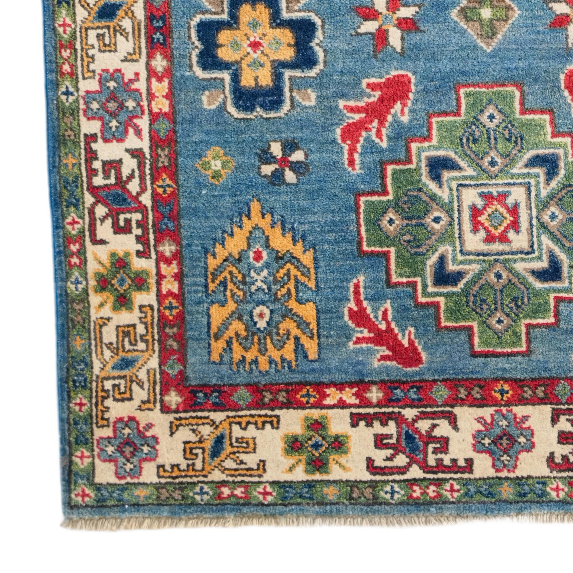 3' 3 x 5' 1 Hand Knotted Kazak Rug