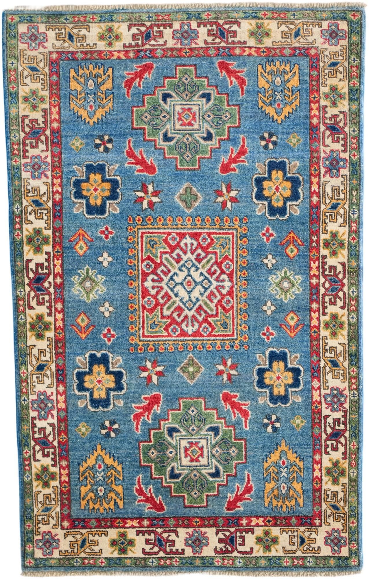 3' 3 x 5' 1 Hand Knotted Kazak Rug