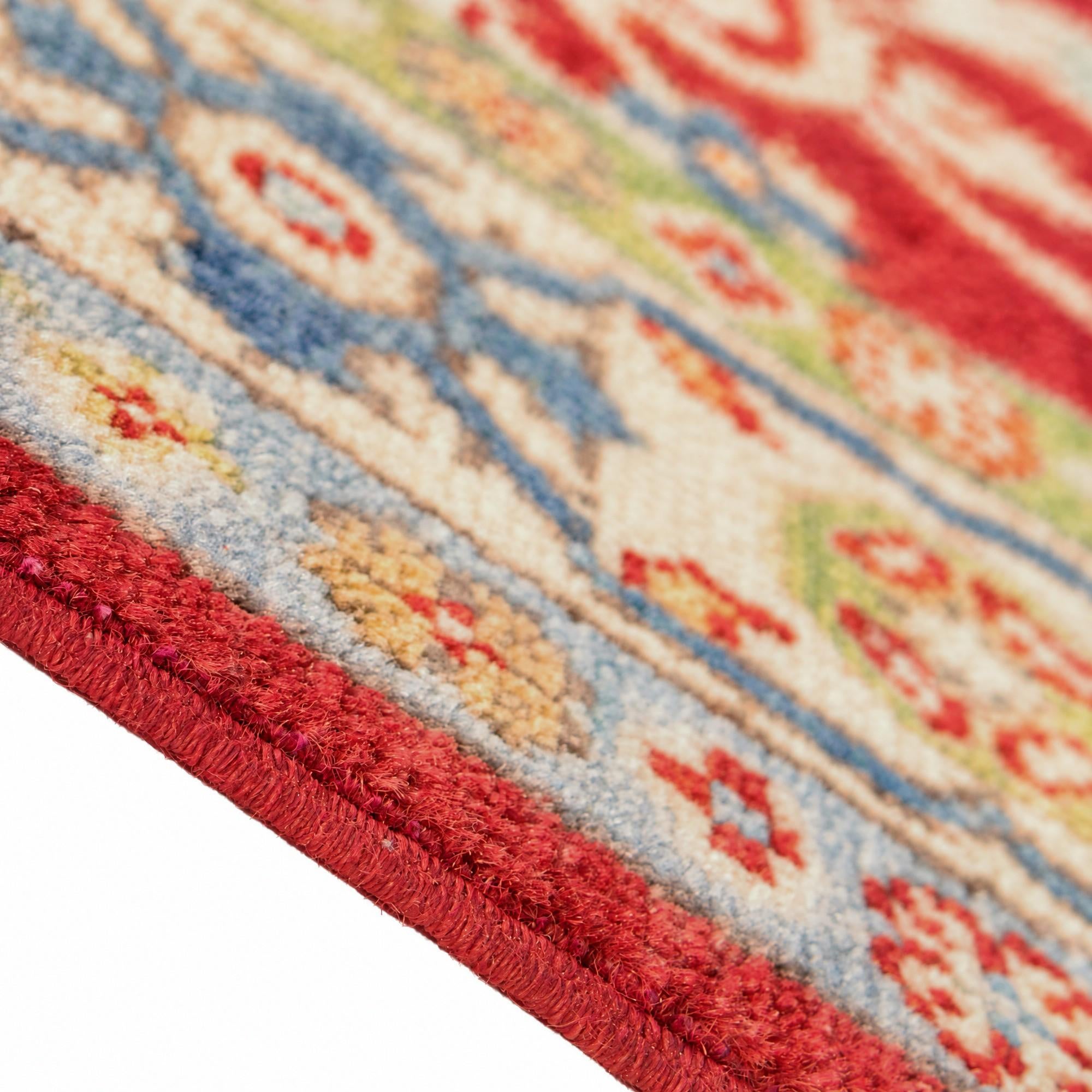 100cm x 155cm Hand Knotted Kazak Rug