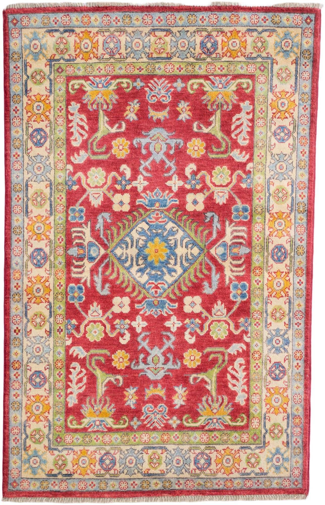 3' 3 x 5' 1 Hand Knotted Kazak Rug