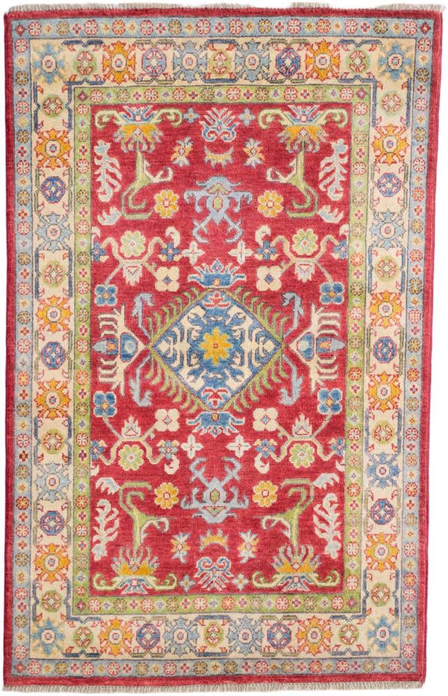 3' 3 x 5' 1 Hand Knotted Kazak Rug