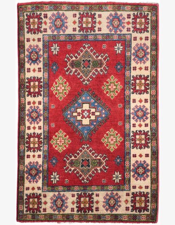 2' 8 x 4' 2 Hand Knotted Kazak Rug