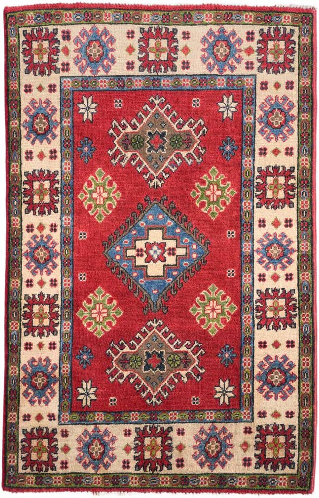 2' 8 x 4' 2 Hand Knotted Kazak Rug