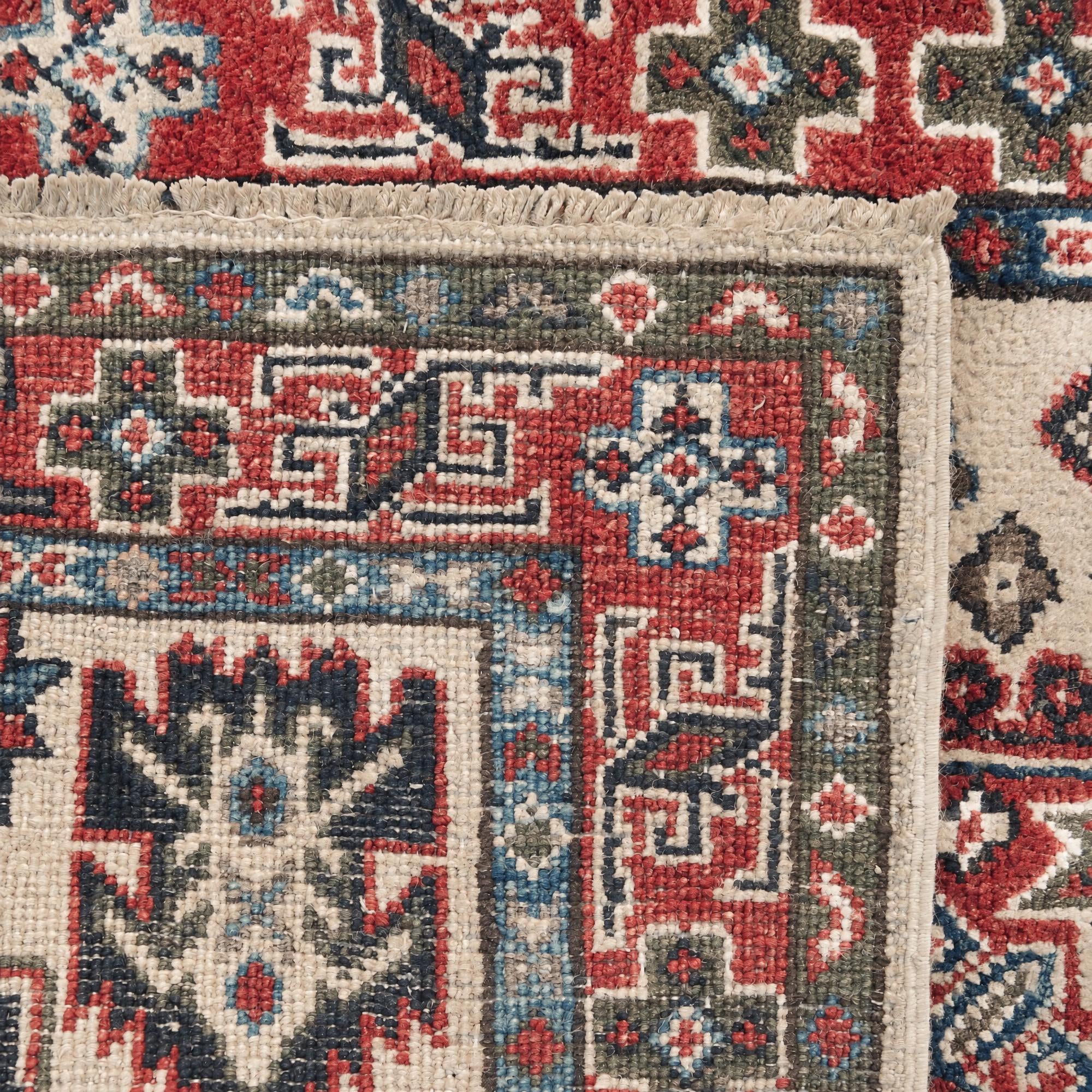 85cm x 135cm Hand Knotted Kazak Rug