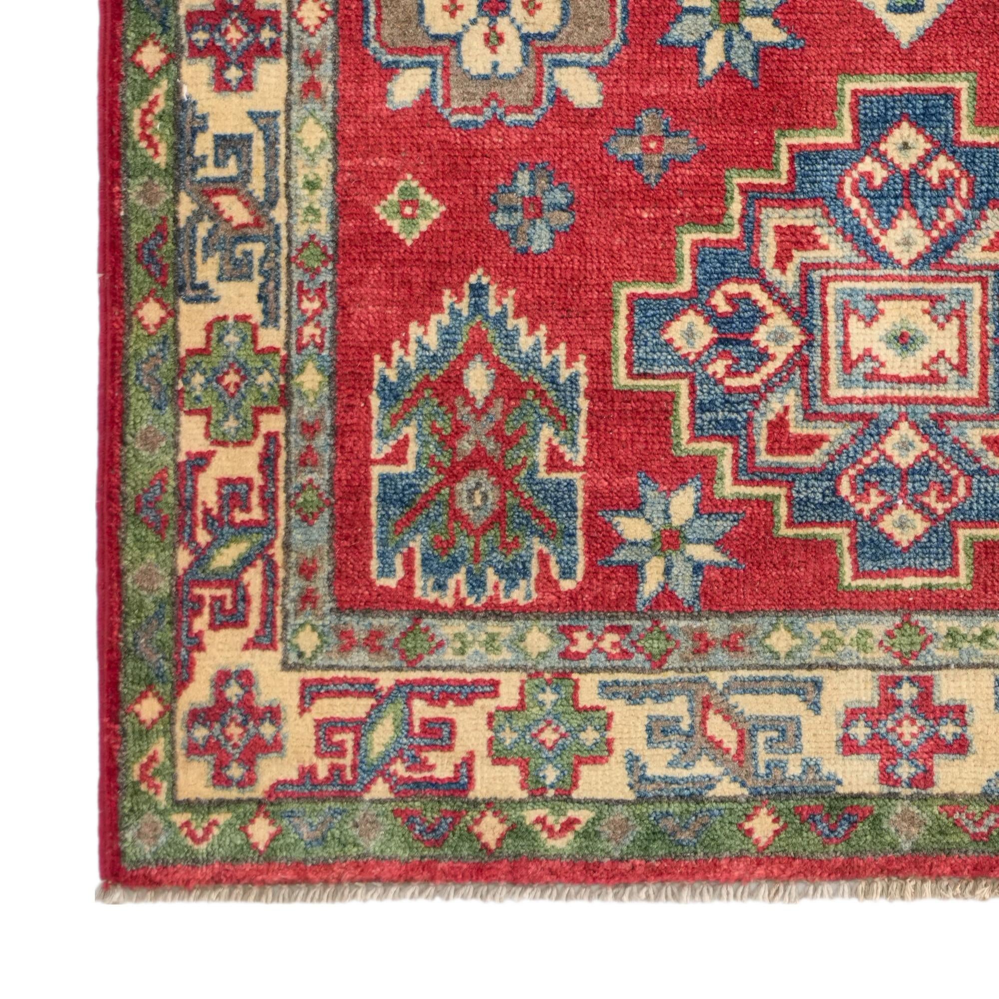 80cm x 130cm Handgeknüpft Kazak Teppich