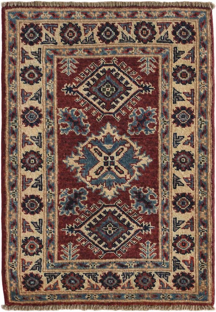 2' x 2' 10 Hand Knotted Kazak Rug