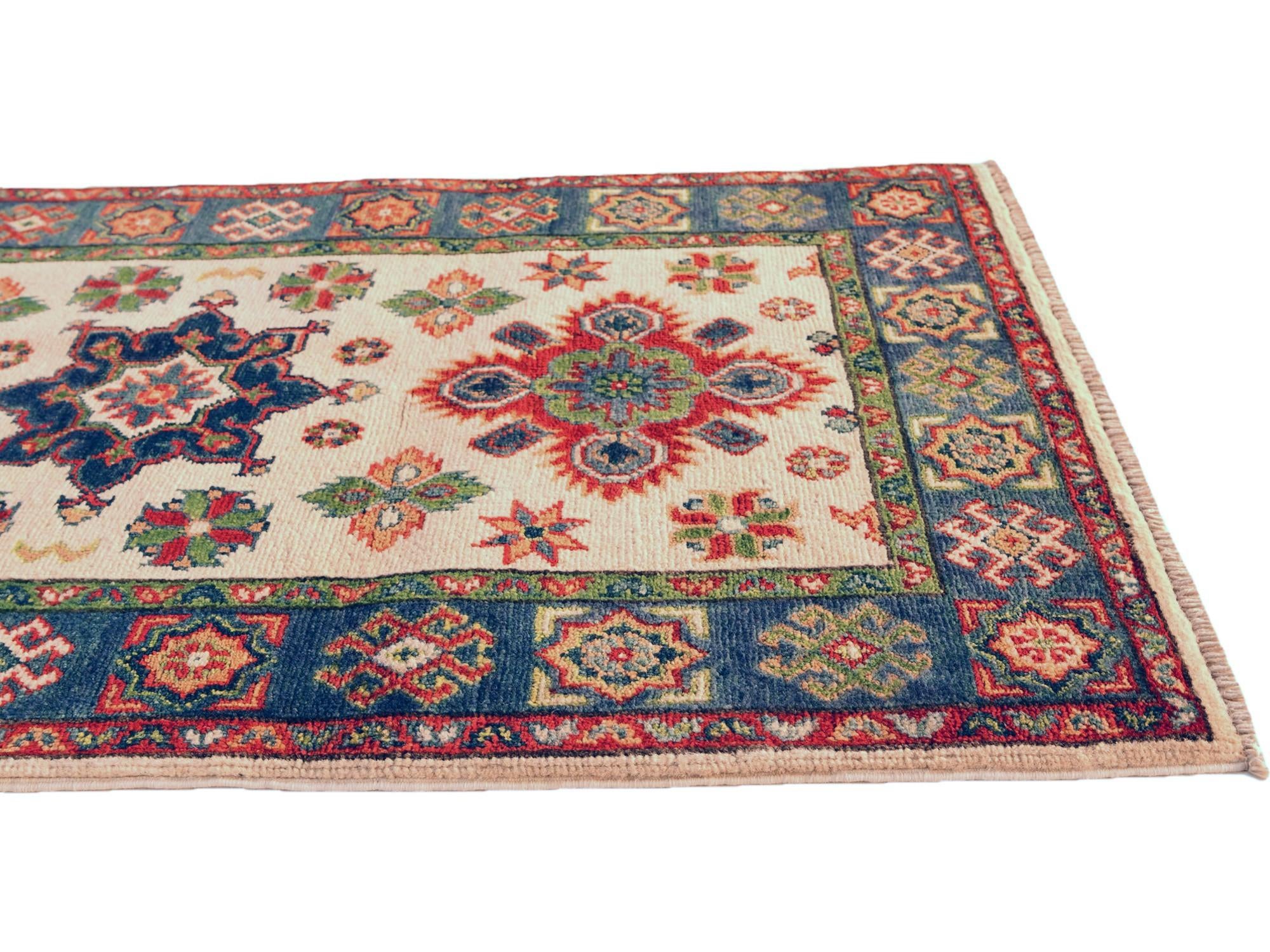 2' 6 x 4' 1 Hand Knotted Kazak Rug