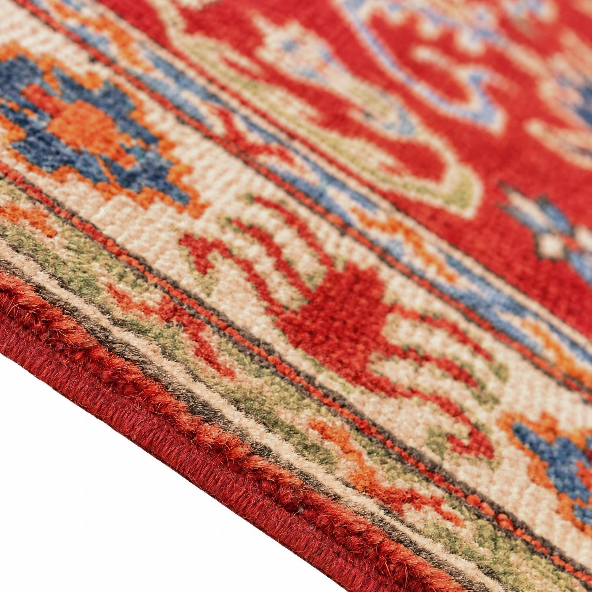 85cm x 125cm Hand Knotted Kazak Rug