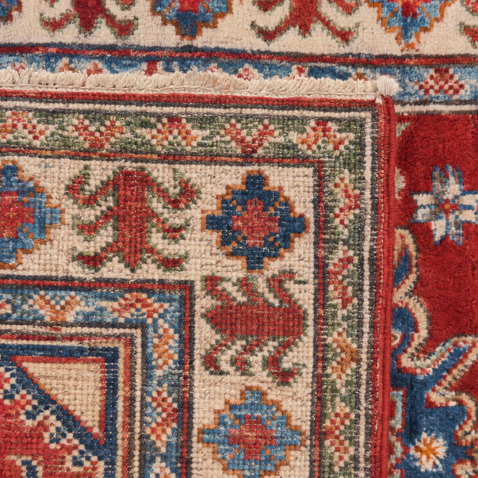 85cm x 125cm Hand Knotted Kazak Rug