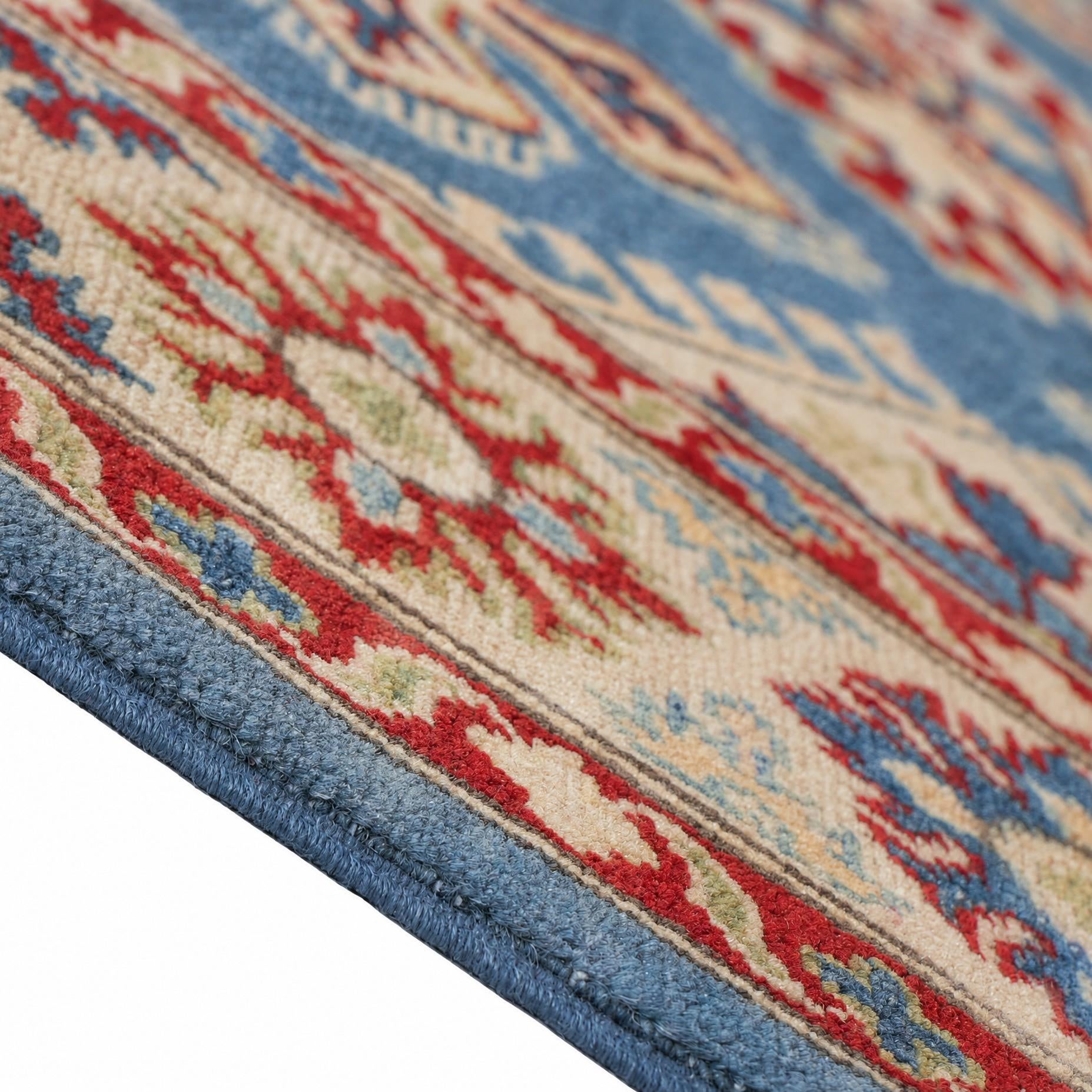 155cm x 215cm Handgeknüpft Kazak Teppich