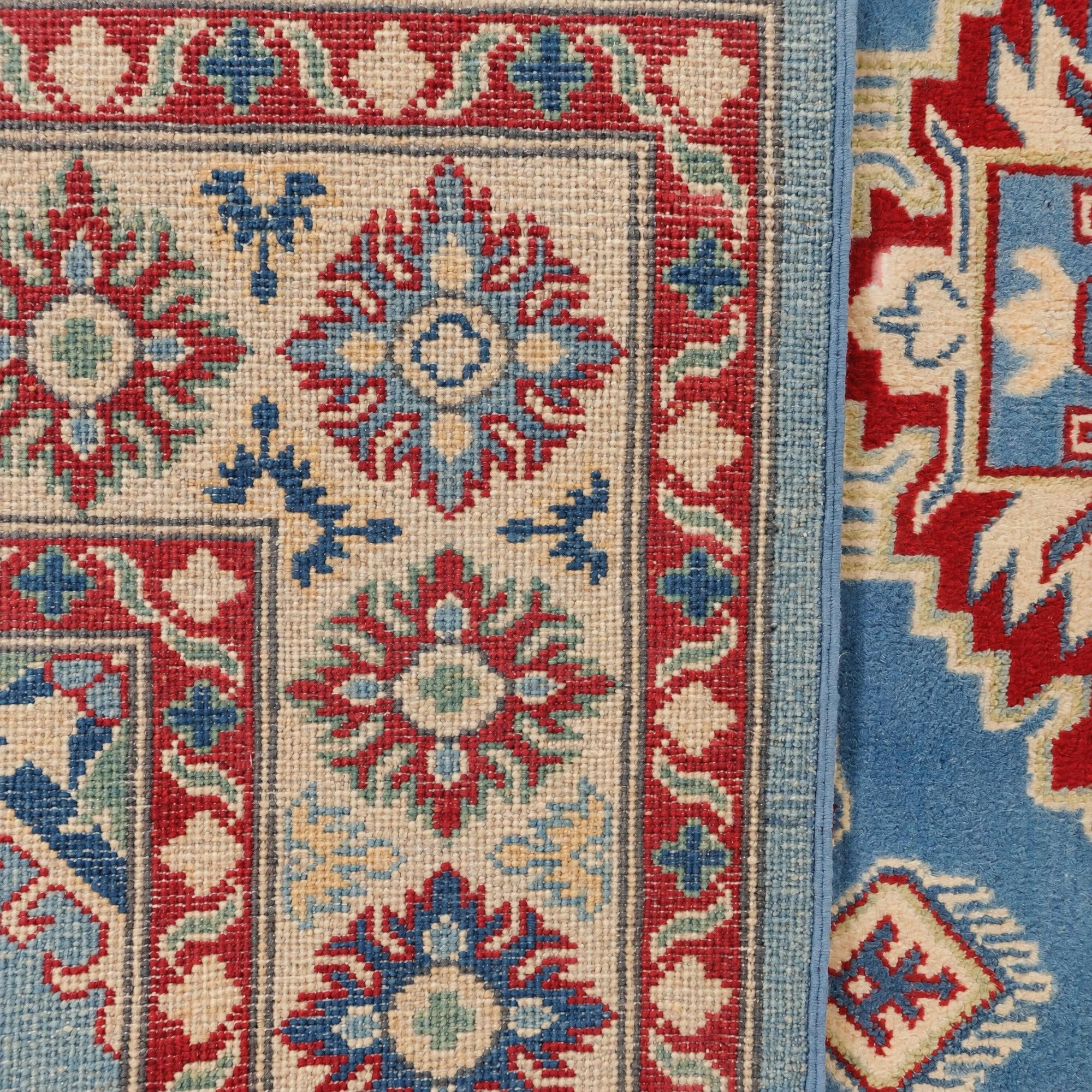 155cm x 215cm Handgeknüpft Kazak Teppich