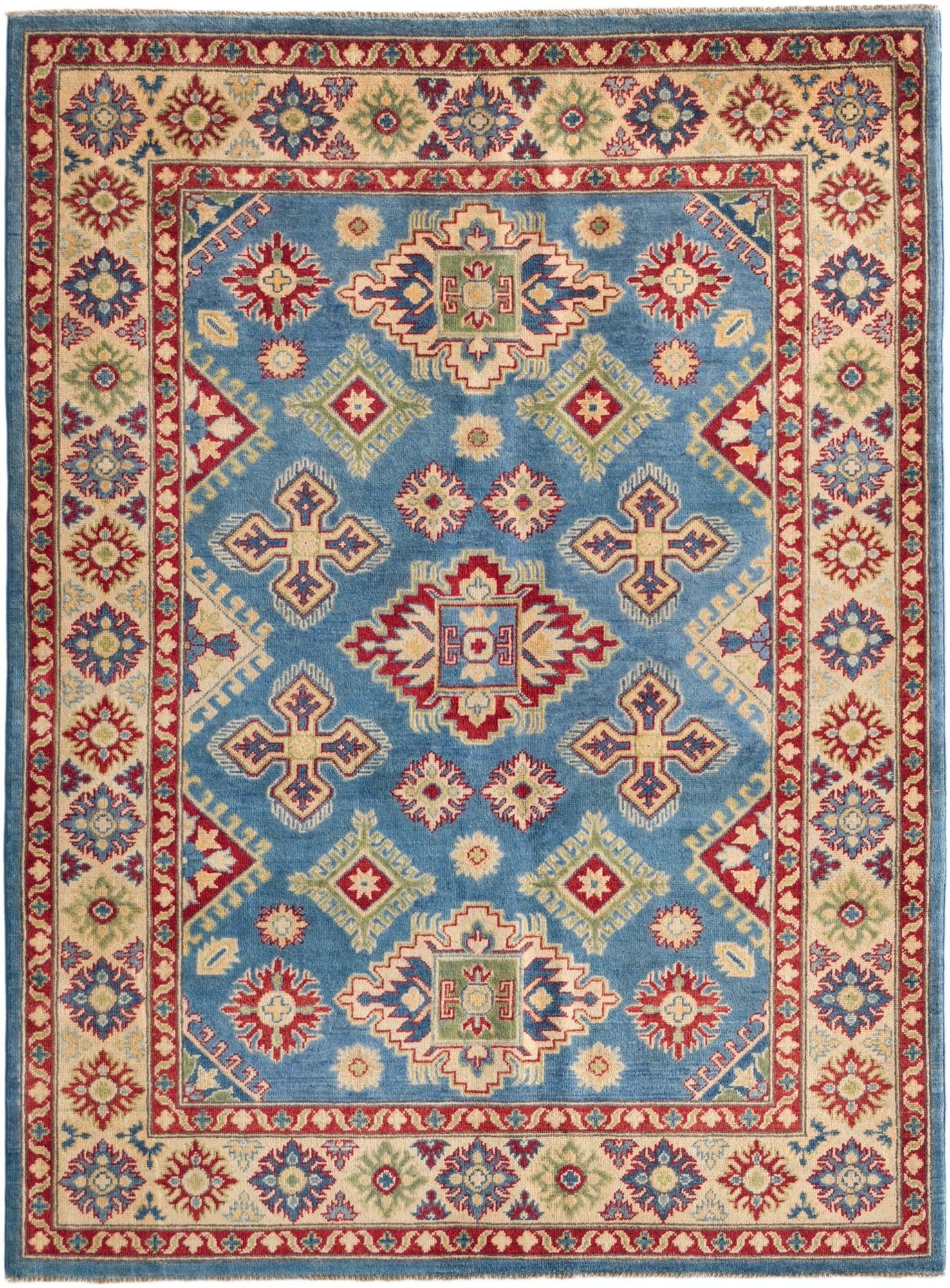 Detail image 2 of 10: 5' 2 x 7' Hand Knotted Kazak Rug