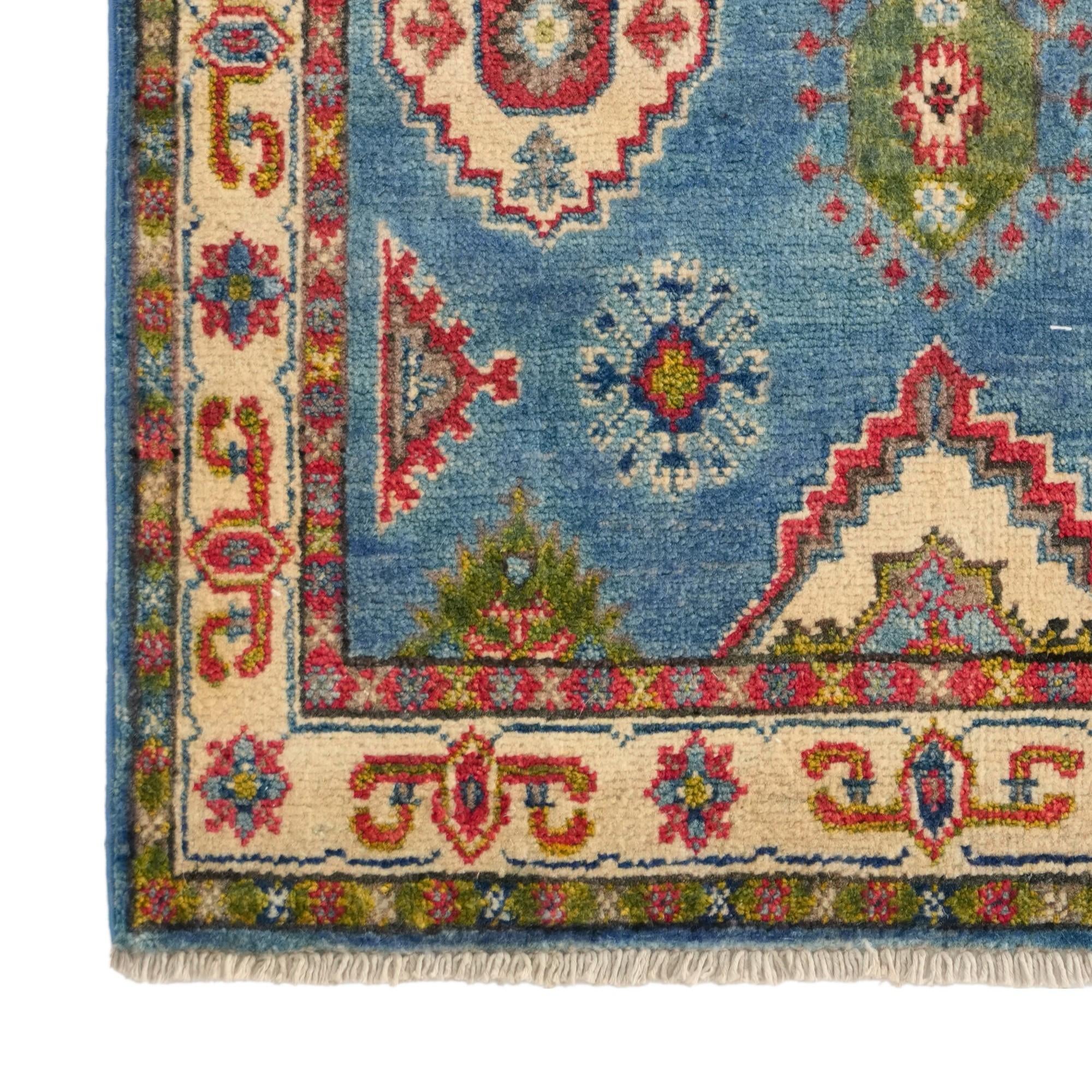 80cm x 125cm Handgeknüpft Kazak Teppich