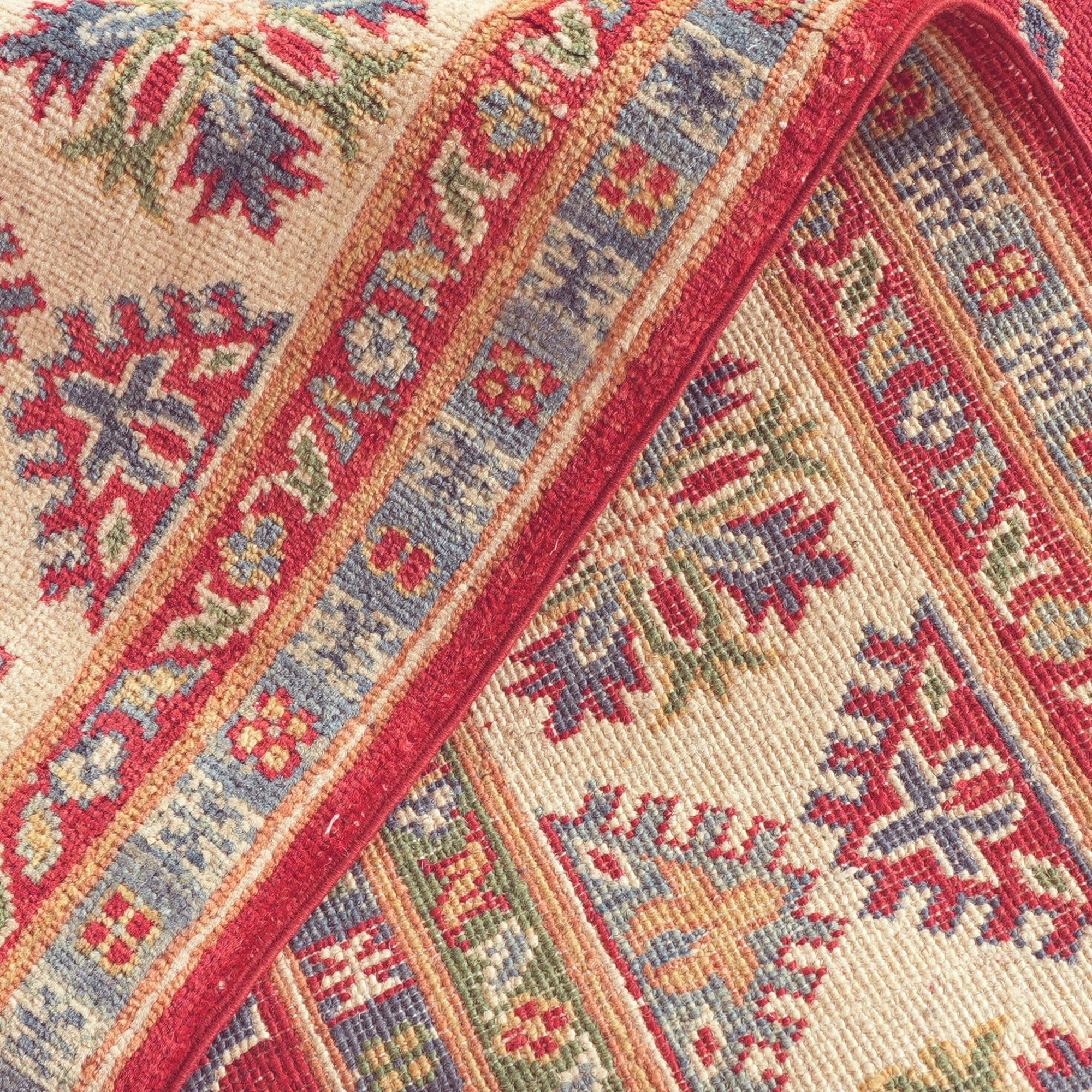 Detail image 8 of 10: 4' 11 x 6' 9 Hand Knotted Kazak Rug