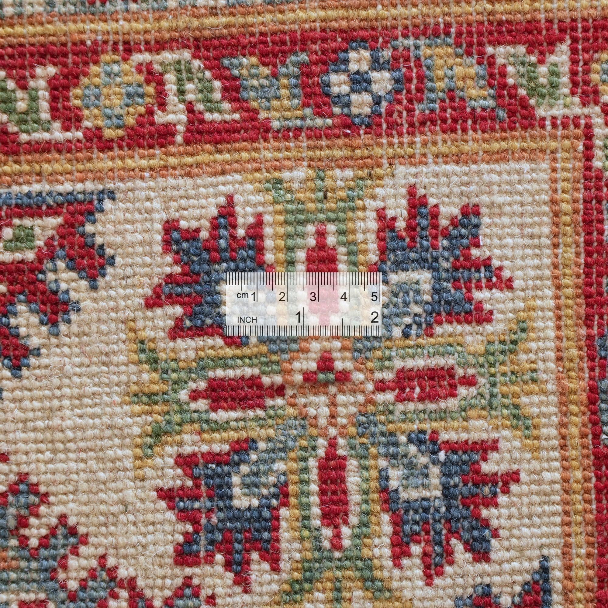 Detail image 9 of 10: 4' 11 x 6' 9 Hand Knotted Kazak Rug