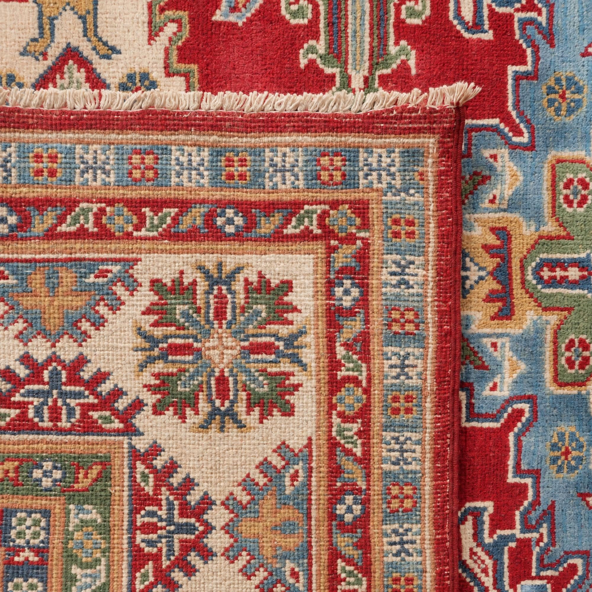 150cm x 205cm Handgeknüpft Kazak Teppich