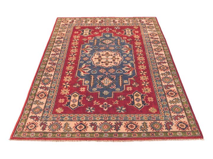 4' 1 x 6' 1 Hand Knotted Kazak Rug