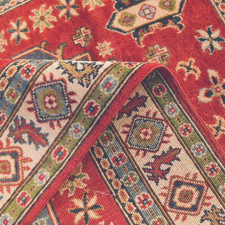 4' 1 x 6' 1 Hand Knotted Kazak Rug