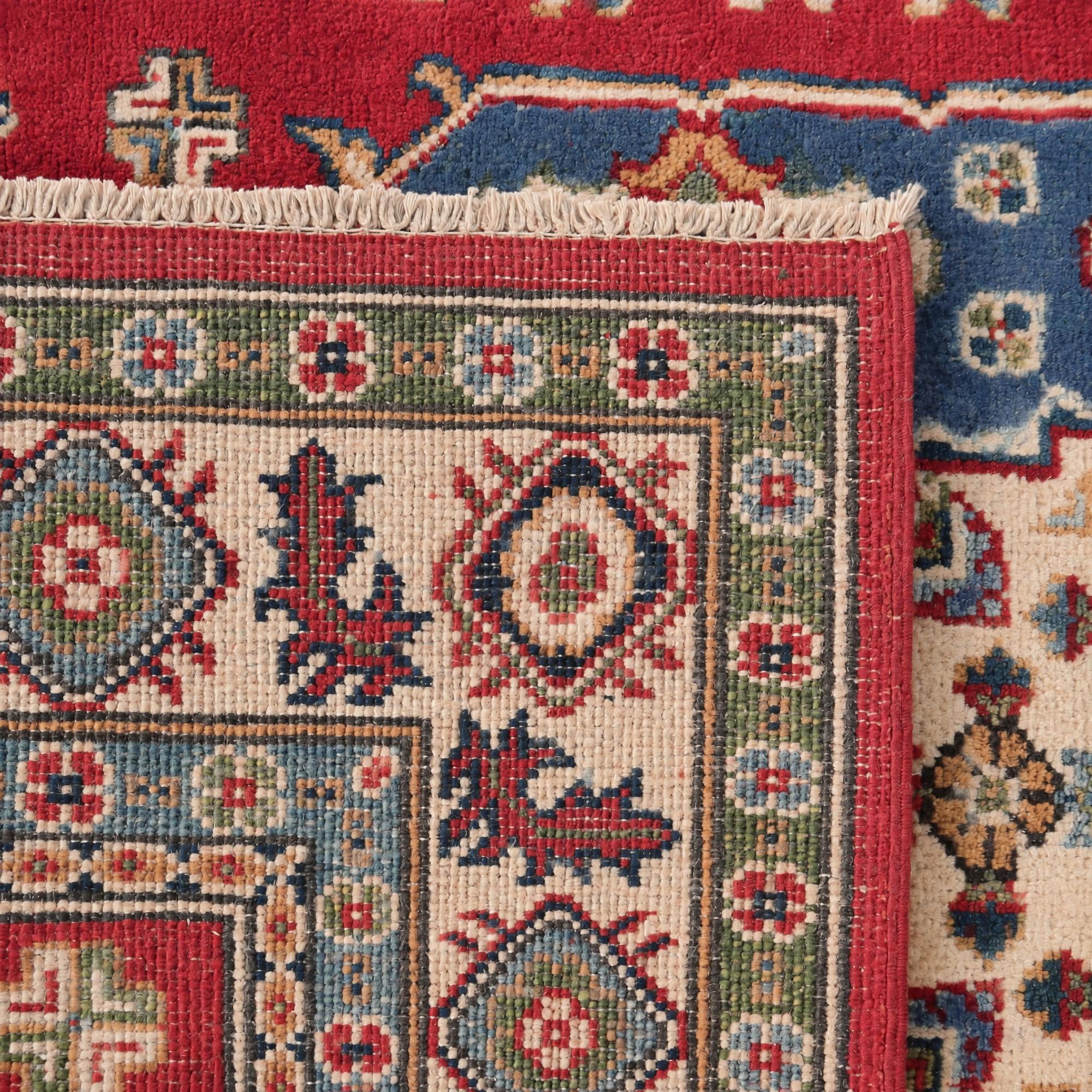 125cm x 185cm Hand Knotted Kazak Rug